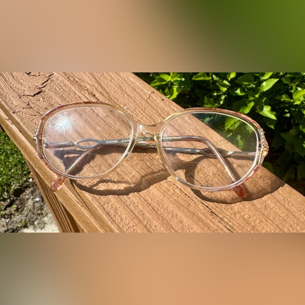 Silver Dollar Suzanna Eyeglass Frames Only Color #2 Pink Tortoise/Gold 51-15-135